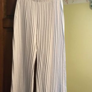Fenini Pleated Pants White Size Small